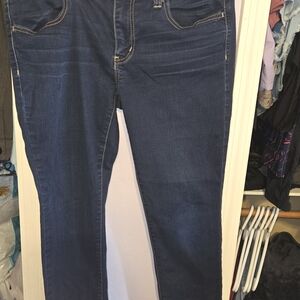 American Eagle Outfitters Dark Blue Skinny Jeans